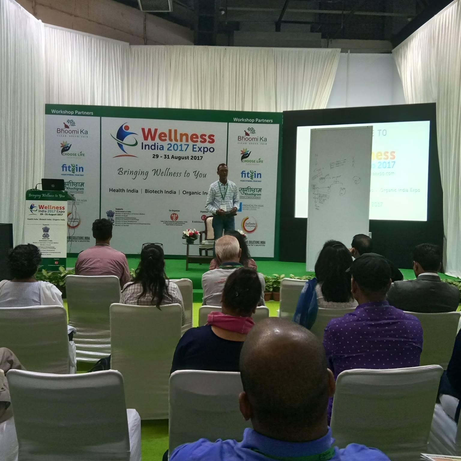 Audience during Subhash Chanana’s wellness presentation